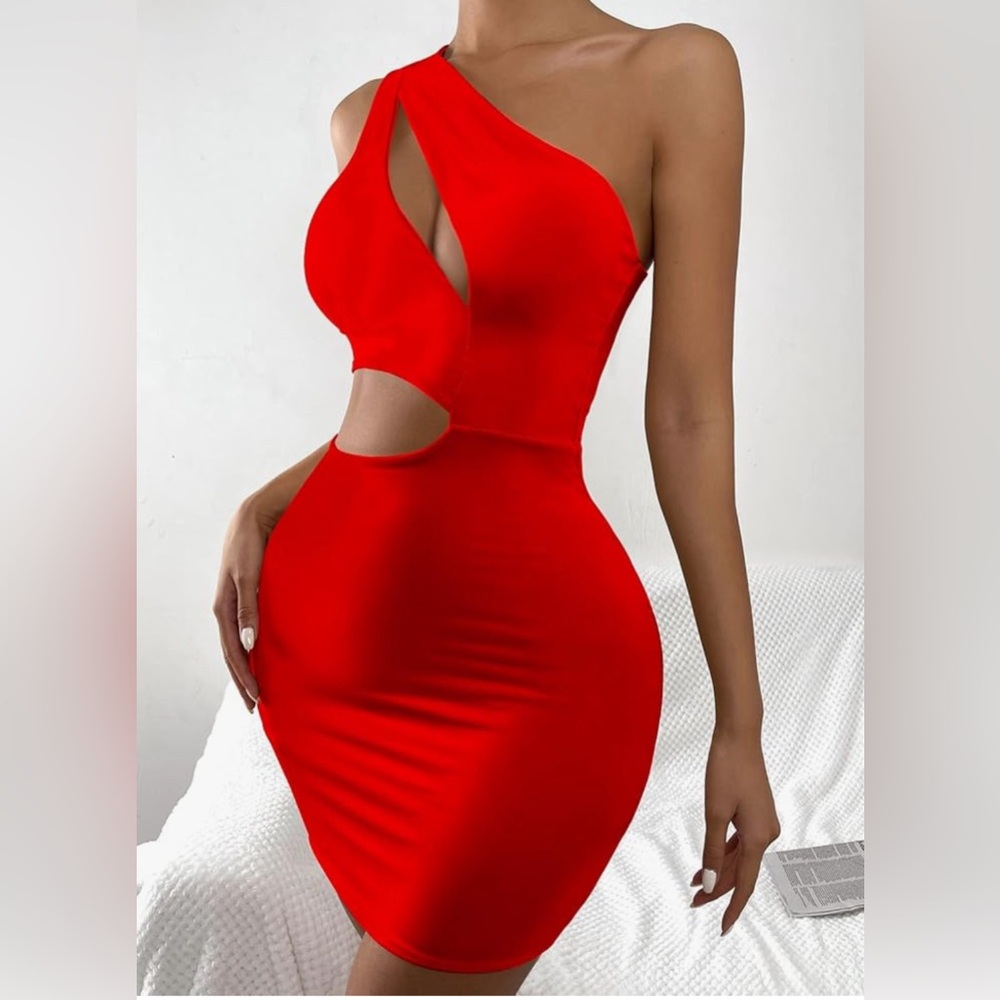 132. MEDIUM Bodycon Dresses for Women Halter Dress Spaghetti Strap Sleeveless - Picture 6 of 6